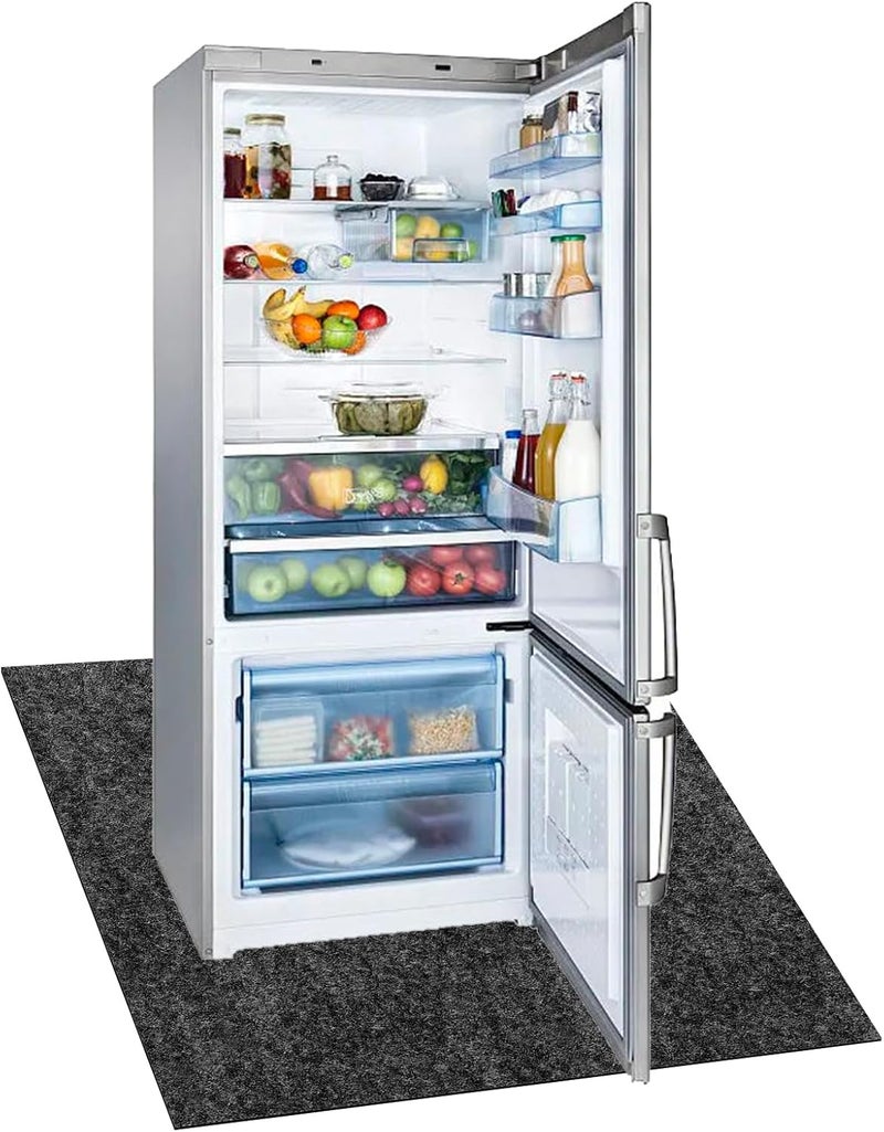 LYMOI Refrigerator Floor Mat, Absorbent/Waterproof, Protects Floor, Non-Slip Backing, Multifunctional Home Appliance Mat (36 x 36 inch) - Image 1
